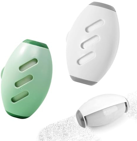 Fusselrolle Wiederverwendbar, 2 Stück Waschbarer Tragbarer Aufkleber, Waschbare Klebrige Gel Fusselrolle Ball, Klebrige Gel Fusselrolle Ball für Haustier Haar,Reusable Lint Roller für Kleidung, Reisen