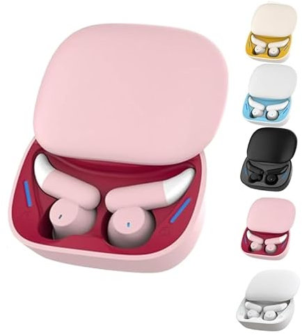 Somnioz - Auriculares inalámbricos para dormir, auriculares Somnioz para dormir, cancelación de ruido, para dormir de lado, ajuste cómodo para dormir, trabajar (rosa)