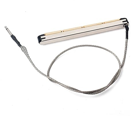 Pkp04 Silber Piezo Holzbässe für Tonabnehmer Viersaitige | 1 Stück, Metallausführung, Hohe Empfindlichkeit und Leistung, Musikinstrumentenzubehör für Holzbass