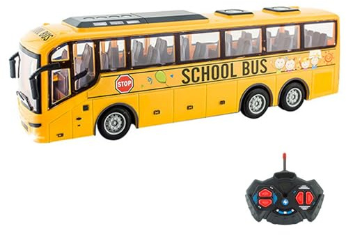 Nuiorfty Leksaksbuss 12 4x3 2x4 5 tum trådlös elektrisk buss realistisk turistsimulator i skala 1:30 tel