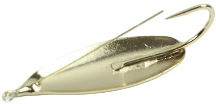 Fenteer Señuelo de Pesca Cucharilla de Cobre Anticorrosivo Y Reutilizable con Anzuelo Fuerte Y Acción Ondulante Adecuada para Pesca Recreativa Regalo Insumos, 7.2 Cm X 2.5 Cm
