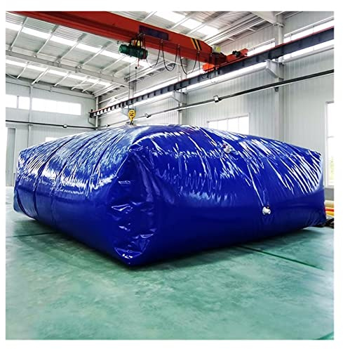 1st extra stor hopfällbar vattentank for husbilar - Bärbar vattenlagringsblåsa for jordbruk, utomhusbruk, konstruktionsbruk(757L/200Gal/1.5x1x0.51m)