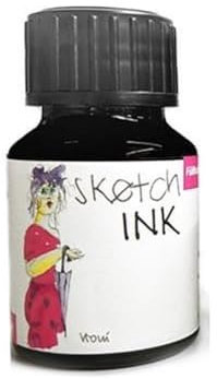 Rohrer & Klingner sketchINK Schreib- und Zeichentinte - 50ml Flakon - Pink | Vroni