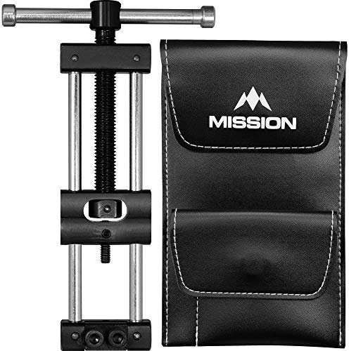 Mission Darts Unisex – Erwachsene R-Point Expert Repointer, Silber-schwarz, Standard
