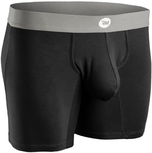 RM Real Men retroshorts för män (3-pack), D-påse, svart, 17,8 cm, L