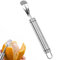 304 Stainless Steel Citrus Peeler Grapefruit Peeling Tool Household Curved Handle Fruit Peeler Tool Suitable for Grapefruit Orange Lemon etc