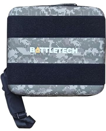 Catalyst | BattleTech Field Commander's Case | Storage BattleTech Rulebooks, Record Sheets, Dice, Rulers, Pencils | With Velcro Strips | Miniature Organizer