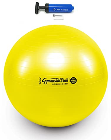 Original Pezzi Gymnastikball Maxafe Ø 42 in Allen Farben inkl. ATC Ballpumpe - bis 400 kg belastbar - Fitness, Reha, Therapie, Gymnastik und als Sitzball fürs Büro