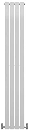 Radiador Panel Plano Lujoso 1800x280mm 180x28cm Blanco Brillante Calefacción Calefactor Vertical Horizontal Montaje Pared Cocina Salón Baño Cepillo Limpieza Kit Reparación GRATIS Garantía 15 Años
