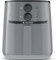 Navaris Freidora de Aire 4,3 L - Air Fryer con Potencia de 1500 W para Freir Sin Aceite con Control de Tiempo y Temperatura - Airfryer con Bandeja y Cesta Antiadherente - Gris