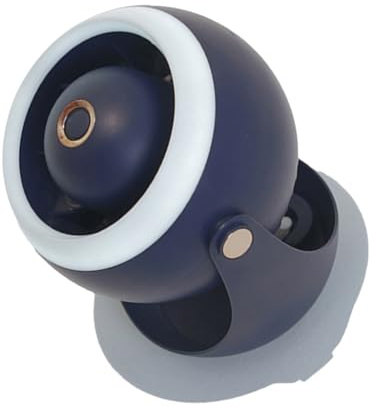 Ventilatore da tavolo piccolo ventilatore silenzioso USB ventilatore da tavolo con luce LED ricaricabile elettrica