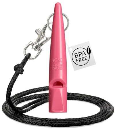 ACME Hundepfeife No. 210,5 + GRATIS Pfeifenband | Hörbar für alle Hund - laut und weitreichend | Für professionelles Rückruf Hundetraining (Honeysuckle)