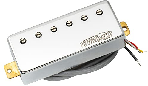 Wilkinson M-Serie Keramik Mini Humbucker Tonabnehmer Hals Pickup Chrom | für LP/Fire-bird E-Gitarre