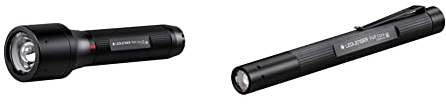 Ledlenser P6R Core QC LED Taschenlampe, Multicolor-LED (weiß, rot, grün, blau), aufladbar mit 18650 Lithium Akku, Strobe Funktion, 270 Lumen, 335m Leuchtweite, inkl. Akku, Jagen, Angeln, Outdoor