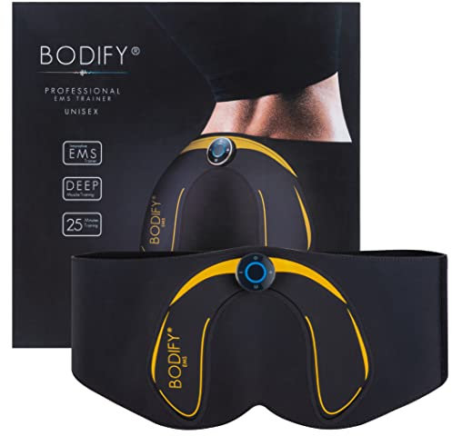 Bodify® EMS Potrainer Pro - Gezielte Stimulation der Po Muskulatur! - Muskelaufbau - Hüfttrainer - Stimulationsgerät Po Muskeln - Hüftmuskeltrainer für Männer und Frauen Das ORIGINAL