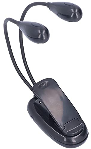 Topyond Schreibtischlampe, LED-Klemmleuchte, Schwanenhals um 360° Drehbar, Flexibles Und Praktisches Doppelstangen-Design, Leselampe Für Heimbüro, Schulwohnheimbedarf