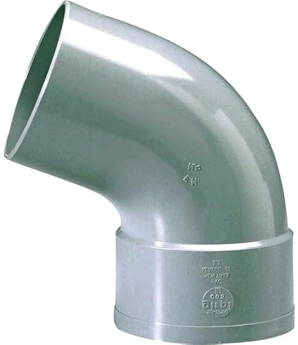 Raccord PVC gris coudé 67 degrés30 - Diamètre 100 mm - Simple emboîture - Girpi | Raccord PVC gris coudé 67 degrés30 - Diamètre 100 mm - Simple emboîture - Girpi