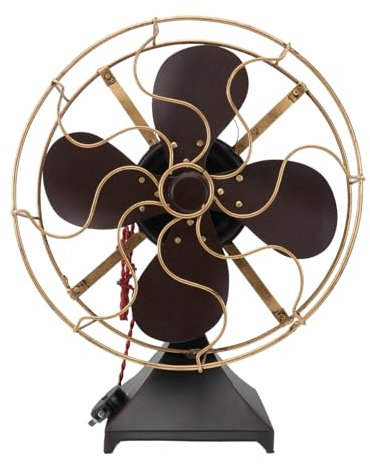 Cabilock Ventilateur En Fer Vintage Modèle De Ventilateur De Bureau Décontracté Pour La Maison Accessoire Photo Pour La Chambre À Coucher