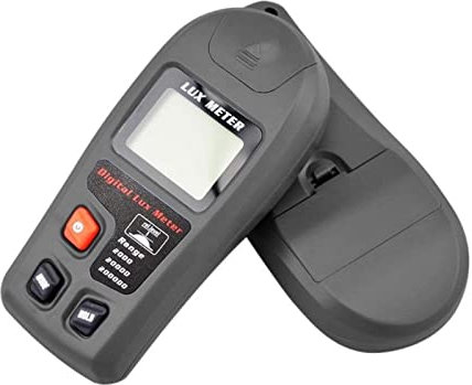Lichtmeter, Digital Lux Meter 200.000 Lux Digital LCD Pocket Light Meter Lux/FC. Messen Sie den Tester-Illuminometer-Sensor-Photometer MT-30 für die Kultivierung und Messung von Zimmerpflanze (Colo