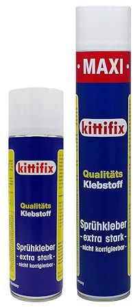 Kittifix 1250ml Sprühkleber extra stark, nicht korrigierbar