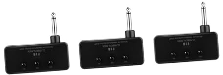 UPKOCH 3sätze Miniatur Bass-Gitarren Kopfhörerverstärker Tragbarer Kompakter Gitarre Und Bass Eingang Für Musikliebhaber Und Anfänger