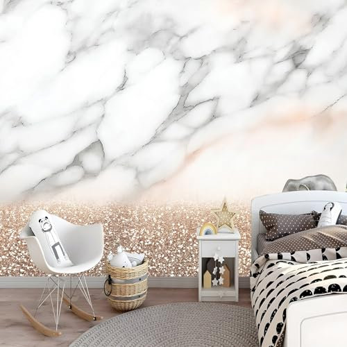 Tapete 3D Effekt Weiß Fototapete Wohnzimmer 350 x 256 cm Vlies Tapeten Wandtapete Moderne Wand Dekoration Wohnzimmer Schlafzimmer Büro Flur Tapete