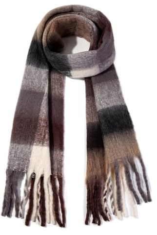 XINNE Damen Schal Winter Herbst warme Decke Schals Wickelschal