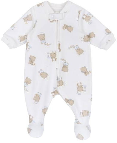 Chicco Bebé-Niños Pelele de Suave y Cálido Forro Polar con Cómoda Apertura Frontal FW25 253