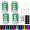 4Pcs Drone Strobe Light, 8 Colores 10 Modos Flash Luz estroboscópica para drones, Luces de Advertencia de Emergencia, Estroboscópicas Recargables,para Conducción Nocturna, Motocicletas, Drones