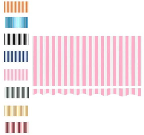 Ersatz-Stoffstreifen für den Außenbereich, strapazierfähiges Material für Terrassenmarkisen, 2 x 1,5 m, blaue Abdeckung, passend für 2 m, 3 m, 4 m, 5 m, 6 m Markisen