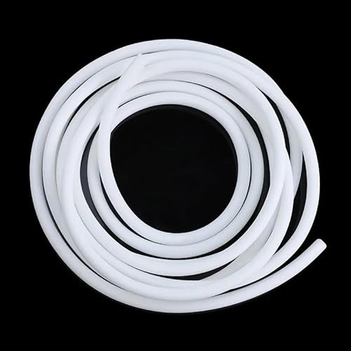 MRVAKDYDI Bande en Mousse de Silicone Caoutchouc, Bande d'étanchéité en Mousse de Silicone Blanche, Plusieurs Tailles(10M*2.5mm)