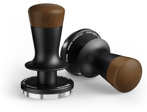 MHW-3BOMBER 53.35mm Coffee Tamper, Self-Leveling Espresso Tamper with 2-Spring Auto-Rebound, 54mm Tamper Tool for Espresso Machines, Barista Tool, T7127