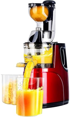 Automatic Cold Press Juicer Machine, Slow Masticating Juicer for Vegetables, Fruit Juice Machine, Powerful Masticating Juicer for Whole Fruit and Vegetable