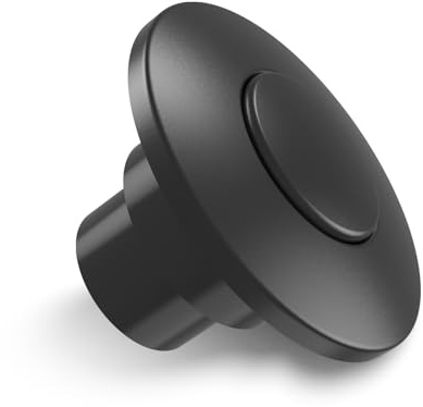 for InSinkErator STC-MTBLK Push SinkTop Switch Button, Replacement for InSinkErator Garbage Disposal Sink Top Air Switch Button, Only Switch Button