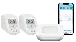 Homematic IP Smart Home Set Raumklima mit Access Point 2, 2 Heizkörperthermostate