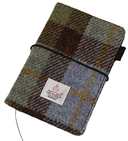 Harris Tweed Bullet Journal Pocket Notebook Cover for (3.5 x 5.5) Notebook (MacLeod)