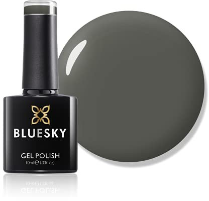 Bluesky Gel Nail Polish, AW21, Autumn and Winter 2021 Collection, I Am Calm, Aw2124, Dark Grey, Long Lasting, Chip Resistant, 10 ml (Requires Drying Under UV LED Lamp)