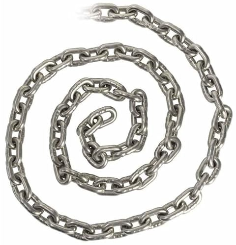 PIMAR Catena calibrata in Acciaio Inox AISI 316 ø 6mm Salpa Ancora per Barca gommone Accessori Varie Misure (30 Metri)