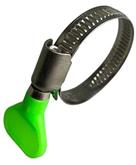 Stainless Steel Thumb Screw/Wing Hose Pipe Clip Jubilee Clamp 25-40mm (9MM BW) x1