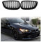 Gangying E92 E93 Rejilla de para BMW 3 series E92 E93 Parrilla Coupe E92 E93 M3 riñones Serie 3 Radiador Parrilla Negro Doble 2006 2007 2008 2009