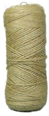 Natürlicher Jute-Schnur, Vintage-Jute, Starkes natürliches Jute-Seil, Kordelschnur, Schnur for Basteln, Geschenkverpackung, Gartenkorb, Hochzeitsdeko, Katzenklettern(Color:2mm-200meters)