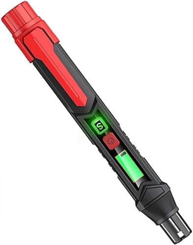 Meichoon Detector de fugas de gas con alarma audible y visual, portátil, sensible para un fácil funcionamiento, detector de concentración de gas natural doméstico con pantalla LCD PE52