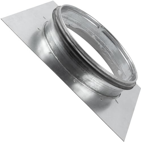 Vent Systems 150 mm Kanalanschlussflansch mit EDPM-Gummidichtung, Trocknerentlüftungsadapter und Montageplatte, ideal für nahtlose HVAC-Kanal-Verbindungen, Abluftventilatoren und Luftstrom-Management