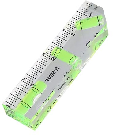 Plyisty Calidad -Herramienta de Burbujas Acrílicas para Pequeños Niveles para Maquinistas de Construcción, Vertical Horizontal 45 Grados con Burbujas Claras para Entusiastas