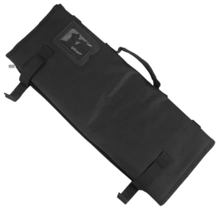 Veemoon Borsa Porta Coltelli da Chef in Oxford Nera con Tracolla Regolabile Ampio Scomparto e Tasche Multiple per Coltelli da Cucina e Macellaio Organizer Multifunzionale per Esterni e