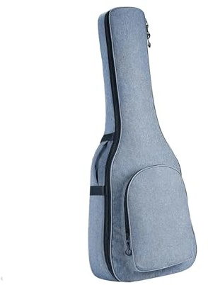 NDSJAIE Universell gitarrväska vattentätt fodral för 41 tum gitarr, hållare för akustiska och elektriska tillbehör, Ljusblå, Taglia Unica, One Style