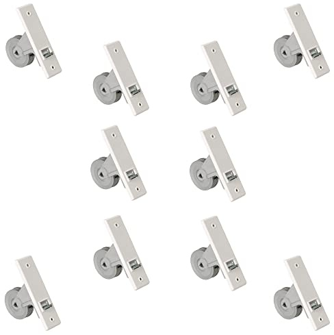 Rollwin 10 avvolgitori per cinture da incasso da 135 mm, senza cinghia, colore bianco, per tapparelle da 23 mm, avvolgitore di ingresso dalla Germania, avvolgitore per tapparelle