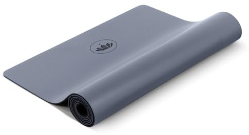 LOTUSCRAFTS® Yogamatte rutschfest, aus Naturkautschuk, universell einsetzbar als Yoga Matte, Sportmatte, Gymnastikmatte, Fitnessmatte, Yoga Mat, Matte Sport, Trainingsmatte (Indigo Dust)