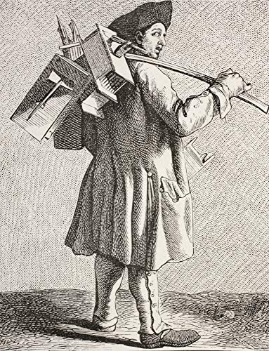 Posterazzi DPI1904383 A Rat Catcher with His Traps in 18Th Century XVIII Siecle Institutions, Usages Et Costumes, Published Paris 1875 Photo Print, 12 x 16, Multi