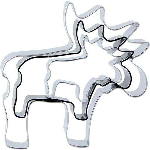 Ausstechformen-Set Elch, 3er-Pack